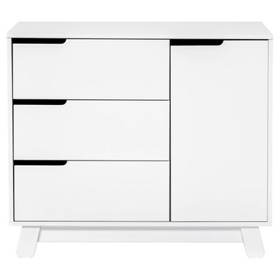 Ivory Pine Wood 3-Drawer Changing Table Dresser