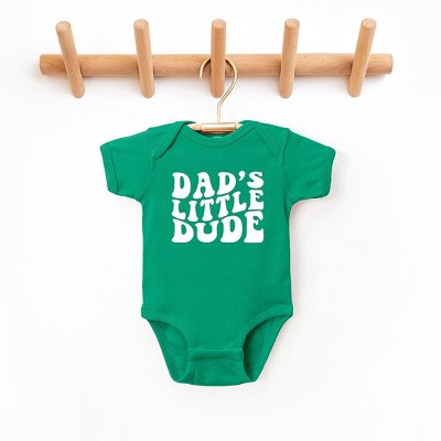 The Juniper Shop Dad's Little Dude Baby Bodysuit