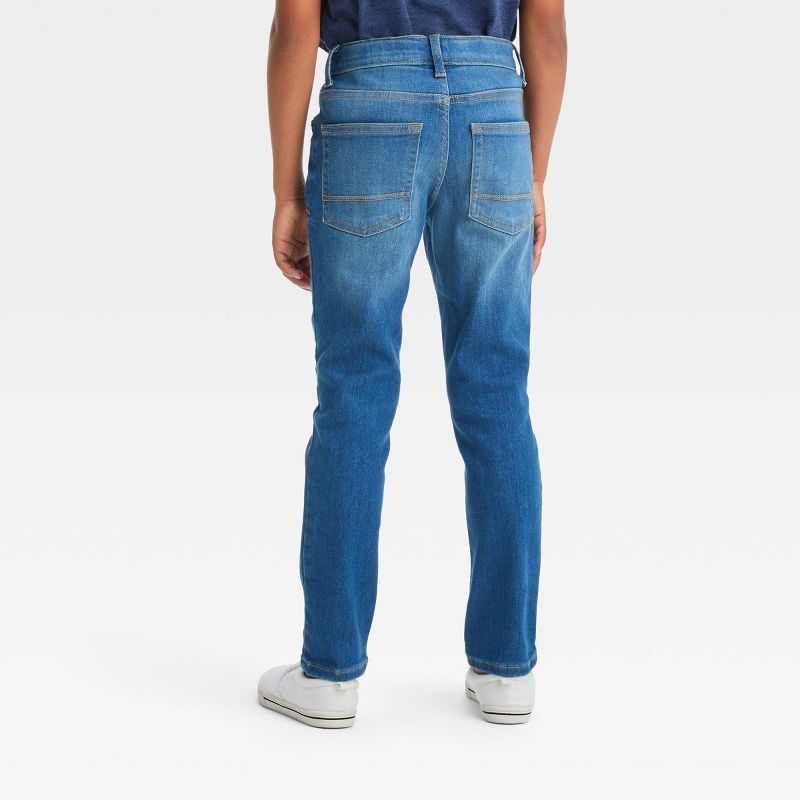 Boys' Ultimate Stretch Tapered Jeans - Cat & Jack™, 3 of 5