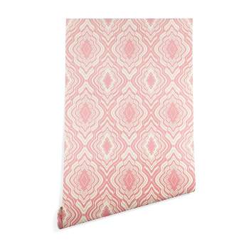 2' x 4' Jenean Morrison Wave of Emotions Wallpaper Pink - Deny Designs