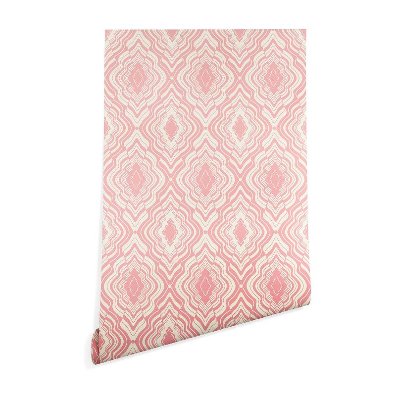 2&#39; x 4&#39; Jenean Morrison Wave of Emotions Wallpaper Pink - Deny Designs, 1 of 6