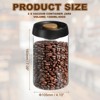 Unique Bargains Glass Airtight Vacuum Seal Coffee Bean Containers 40oz 2 Pcs - 2 of 4