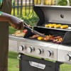 Okak Stainless Steel Propane Grill with 3/4 Burners, Bbq Grill with Side Burner and 2 Cabinet Doors, Outdoor Grill for BBQ, Camping - 3 of 4