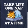 Boys' - Garfield - Take Life One Nap Short Sleeve Graphic T-Shirt - 2 of 4