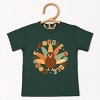 SmileyWorld Gobble Gobble Circle - Youth Short Sleeve Graphic T-Shirt and Toddler Short Sleeve Graphic T-Shirt - 2 of 3