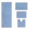 Casual Elegence Collection Cotton Reversible Tufted Set of 4 Bath Rug Set - Home Weavers - 2 of 4