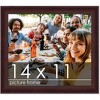 PosterPalooza | Photo Size Linear Brown Picture Frame - UV Acrylic, Foam Board Backing, Hanging Hardware - 2 of 4