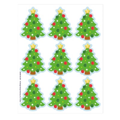 Eureka® Christmas Tree Giant Stickers, 36 Per Pack, 12 Packs