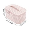 Unique Bargains Women's Plush Travel Makeup Bag 1 Pc - 3 of 3