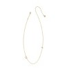 Kendra Scott 14K Gold Over Brass Mini "U" Initial Pendant Necklace - Gold - 2 of 3