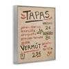 Stupell Industries Spanish Tapas Menu Black Framed Giclee Art - 3 of 4