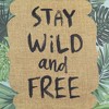 Northlight Stay Wild and Free Tropical Outdoor Garden Flag 12.5" x 18" - 4 of 4