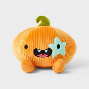 6" Mini Halloween Pumpkin Orange Plush - Gigglescape™ - 1 of 3