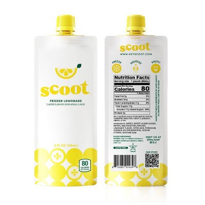 Scoot Frozen Lemonade - Original Lemon - 3oz/5ct Pouches
