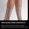 LECHERY Women's Lustrous Silky Shiny Sheer Dress Nylons Stockings Socks (2 Pairs) - 2 of 4