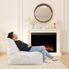 NicBex Suede Fabric Bean Bag Chair with High-Density Memory Foam,Cozy Lazy Sofa Chair,Modern Lounge Chair for Living Room - 2 of 4