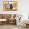 Stupell Industries Witch Cat Autumnal Farm Floating Frame Canvas Art, Gold, 31" x 21" - 3 of 4