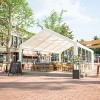 White Heavy Duty Party Tent, Large Outdoor Wedding Tents Event Canopy with Removable Sidewalls and 2 Storage Bags – Cuddlewood - 3 of 4