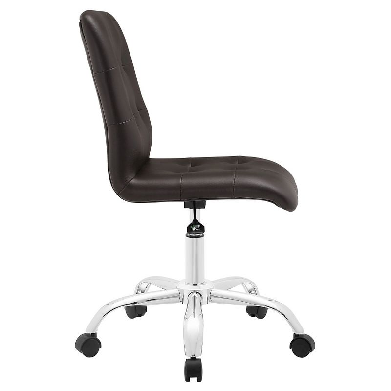 Prim Armless Midback Office Chair - Modway, 4 of 7