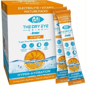Electrolyte Powder Drink Mix, Sugar-Free, Orange — 20 ct - 1 of 4