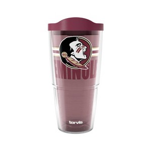 NCAA Florida State Seminoles Classic Tumbler - 24oz: Plastic Lidded Drinkware - 1 of 2