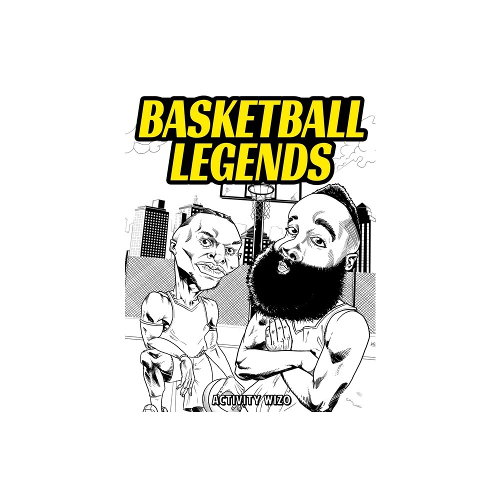 Basketball Legends - by Activity Wizo (Paperback)