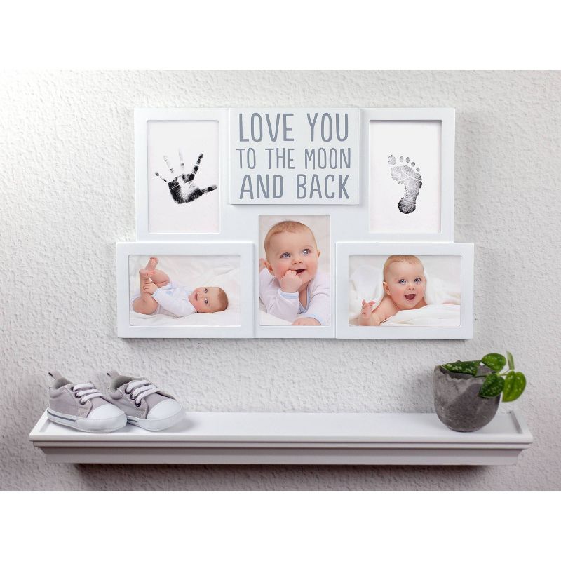 Pearhead Love You to the Moon and Back Babyprints Collage Frame, 4 of 6