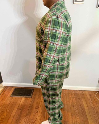 Men s Big Tall Plaid Flannel Pajama Set 2pc Goodfellow Co