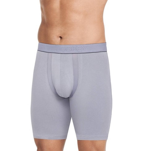 Jockey® Chafe Proof Pouch Cotton Stretch 8.5 Long Leg Boxer Brief