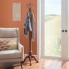 Lucas Transitional 4 Triple Antique Brass Hooks Coat Rack Warm Nut Brown - Powell - 2 of 4