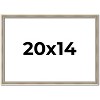 PosterPalooza | Classic Modern Silver Picture Frame - UV Acrylic, Backing Board, Hanging Hardware Included - 2 of 4