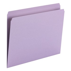Smead File Folder, Straight Cut, Letter Size, 100 per Box - 1 of 4