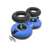 GoSports Heavy-Duty 2 Person Floating River Tube with Premium Canvas Cover-Commercial Grade Double River Tube-Blue - 3 of 4