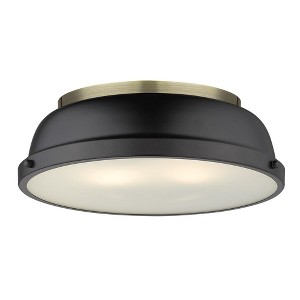 Golden Lighting Duncan Flush Mount - 14" - 1 of 1