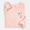 Simply Sage Market Embroidered Boo Ghost Goose Lightweight Garment Dyed Sweatshirt - 2 of 4