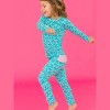 RuffleButts SoftSnooze Toddler Girls Ruffle Long Sleeve Pajama Set - 3 of 4