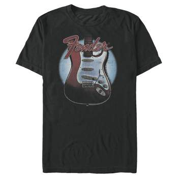 Men's Fender Wavy Logo T-shirt - Black - Medium : Target