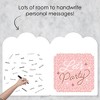 Big Dot of Happiness Pink Rose Gold Birthday - Happy Birthday Giant Greeting Card - Big Shaped Jumborific Card - 16.5 x 22 inches - 3 of 4