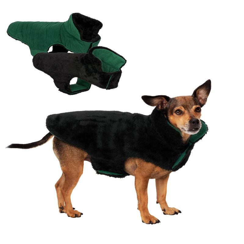 FurHaven Flex-Fit Reversible Dog Coat, 1 of 8