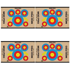 Morrell Jacket MOD Pro Series-NFAA Polypropylene Wrap for MOD Pro Target with Precision Bullseyes Ranging From 40-60 cm, 4 Pack, Tan - 1 of 4