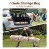 SKONYON Portable Heavy-Duty Aluminum Camping Table Folding Picnic Table Embedded Design Tble with Carry Bag - 4 of 4