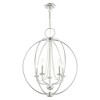 Livex Lighting Arabella 5 - Light Chandelier in  Polished Chrome - 3 of 4