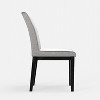 Alpine Furniture Cove Side Chairs, Vintage Black (Set of 2) - 4 of 4