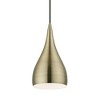 Livex Lighting Amador 1 - Light Pendant in  Antique Brass - 3 of 4