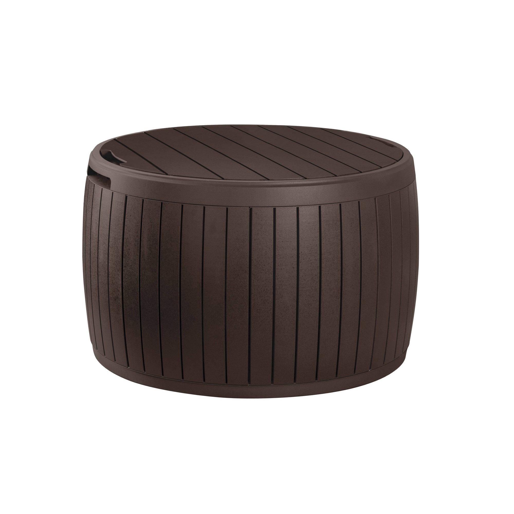 Keter 37gal Circa Wood Deck Box Brown