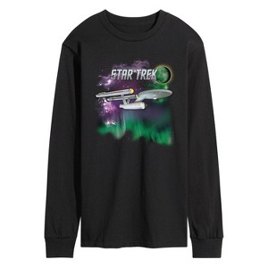 Men's - Star Trek - Enterprise Northern Lights Long Sleeve Graphic T-Shirt - 1 of 4