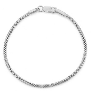 Tiara Popcorn Link Bracelet in Sterling Silver, Women