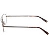 John Varvatos V148 Mens Designer Reading OR Blue Light Eye Glasses Antique Brown, DEMO LENS - 3 of 4