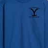 Men's - Yellowstone - Stone Duttonbravado Left Chest Long Sleeve Graphic T-Shirt - 2 of 4