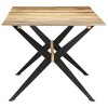 vidaXL Dining Table 70.9 in.x35.4 in.x29.9 in. Solid Mango Wood - 3 of 4